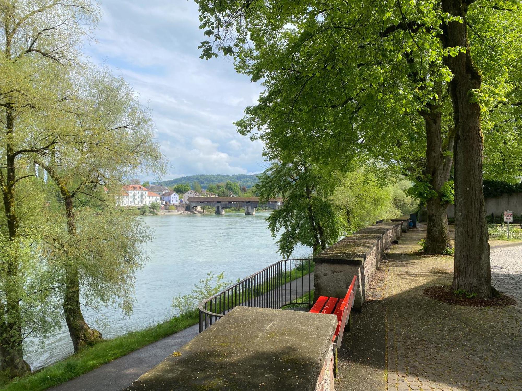 Neu Deluxe Suite Muensterblick, Maisonette, Kingsize Bett, Kueche, Netflix, Aussicht, E-Kamin Bad Säckingen Dış mekan fotoğraf