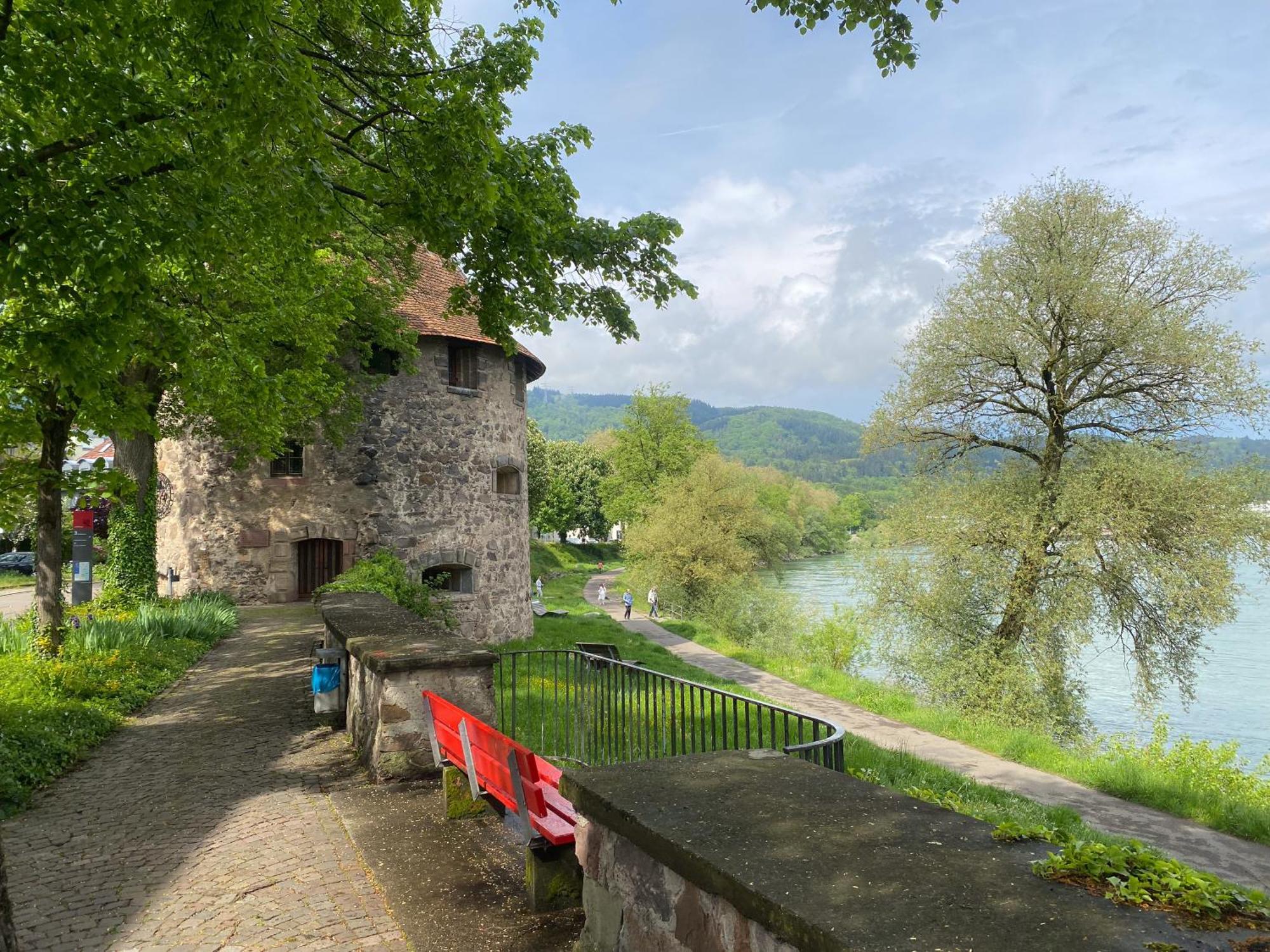 Neu Deluxe Suite Muensterblick, Maisonette, Kingsize Bett, Kueche, Netflix, Aussicht, E-Kamin Bad Säckingen Dış mekan fotoğraf